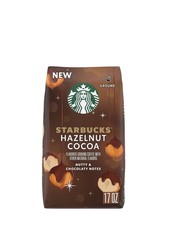 3 Starbucks Hazelnut Cocoa Flavored Ground Coffee, 100 Arabica, 17 oz bb 1/2026