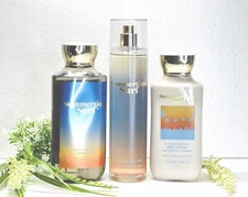 Bath & Body Works Summertime Surf Set: Mist, Lotion & Shower Gel - Brand New!