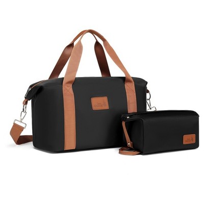 Reisetasche/Urlaub/Übernachtungstasche schwarz Weekender Gepäcktasche Herren