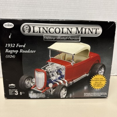 Testors 1932 Ford Ragtop Roadster Metal Model B Lincoln Mint