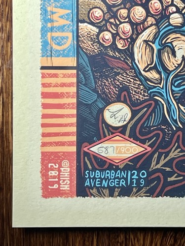 PHISH 2019 MERRIWEATHER COLUMBIA KONZERT POSTER SAMSTAG 22.06.2019 NEUWERTIG 587/900 - Bild 6 von 8