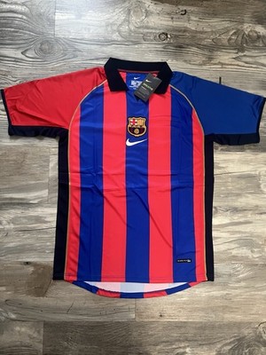 Nike FC Barcelona 01/02 2001 2002 Home L Men Adult Jersey | eBay