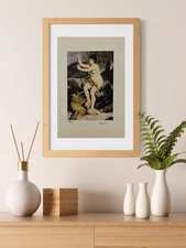 Pierre-Auguste Renoir, Original Hand-signed Print with COA & Appraisal of $3,500