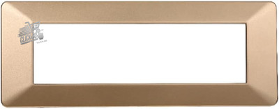 7 Seater Gold Plate Compatible Vimar Plana - Modern Design High Quality Interru