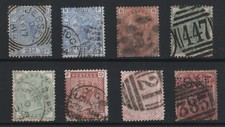 GB Collections 1880 used range including sg157, 163, 164-6, 168, 168a