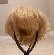 Dragon Ball Z Super Sayian Goku Yellow Costume Cosplay Wig