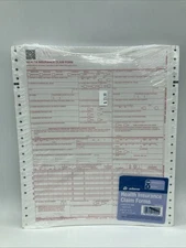 Adams Health Insurance Claim Forms 100 Pages Sheets 2 Part Carbonless Set New 