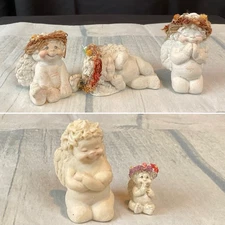 Dreamsicles Set Of 5 Vintage Angels signed by Kristin Haynes EUC Free Ship!