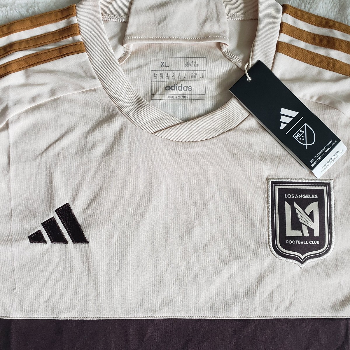 Men's adidas Olivier Giroud Tan LAFC 2024 Archive Replica