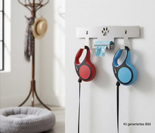 Hundegarderobe Hundeleine Leinenhalter für kleine Hunde handgefertigt Edelstahl