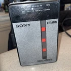 RARE VERSION Vintage 80s Sony Walkman WM-AF22 AM FM Radio Black Cassette Player