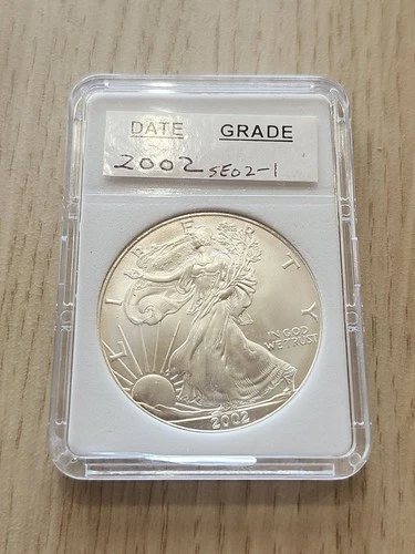 2002 American Silver Eagle 1 oz .999 Fine Silver