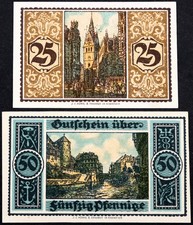 HANNOVER 1921  Handelskammer  Complete Set German Notgeld