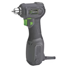 3.5 Amp 3/8 In. Variable Speed Close-Quarter Right Angle Drill with Non-Slip Gri