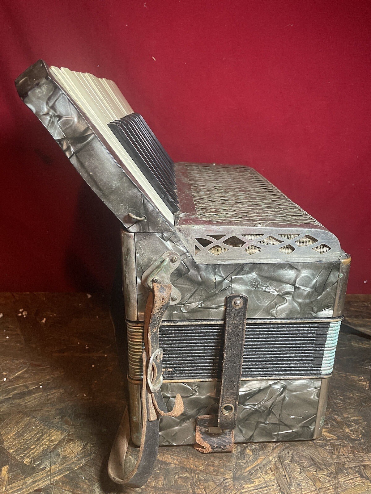 Vintage HOHNER Piano Accordion A440 For Parts Or Restoration eBay