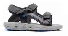 Columbia Techsun 3 Kids Black Sandals Adjustable Size 3 NWB