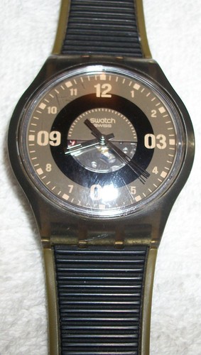 2008 Swatch Watch Solid Mind SUMM102, Working, New Battery - Picture 2 of 5