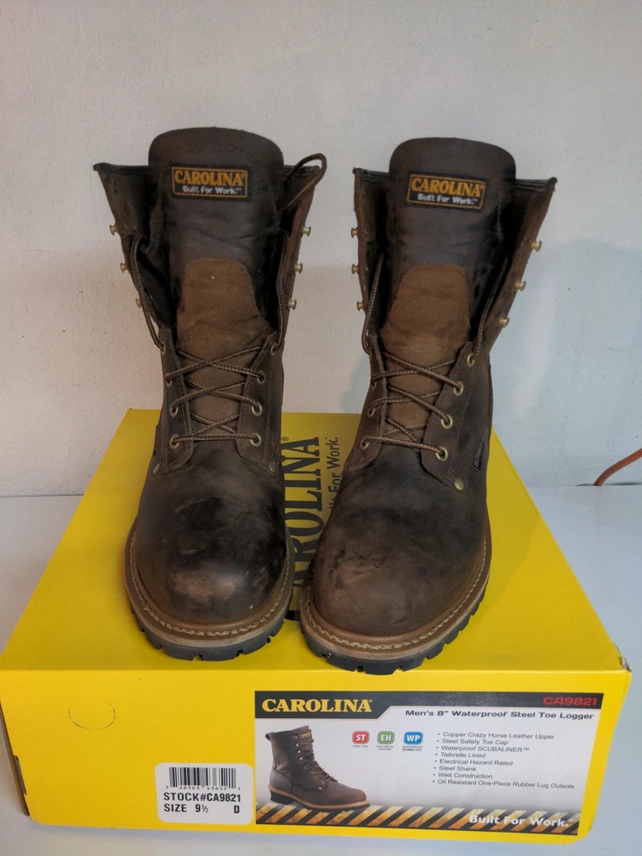 Men's carolina work clearance boots