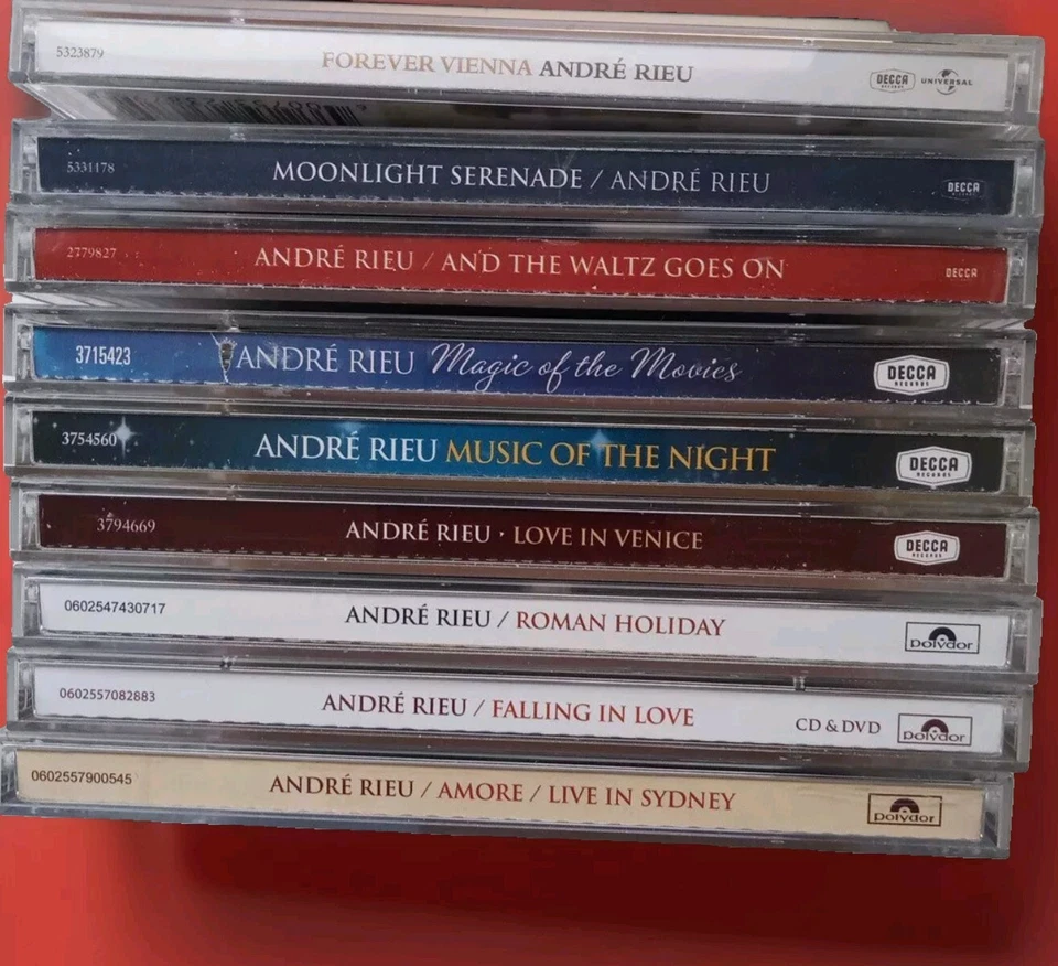 Andre Rieu: Complete 9 CD/DVD Deluxe Edition (2010-2017) Perfect Christmas Gift Foto 2 de 4