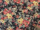 New ListingVintage Peter Pan Fabric Denim Weight Multicolor Floral 5 yds Garments Upholster