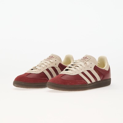 【ADIDAS】 JI3216 SAMBA OG Ruby Red Adidas Samba OG Preloved Ruby Cream White JI3216 Mens Shoes