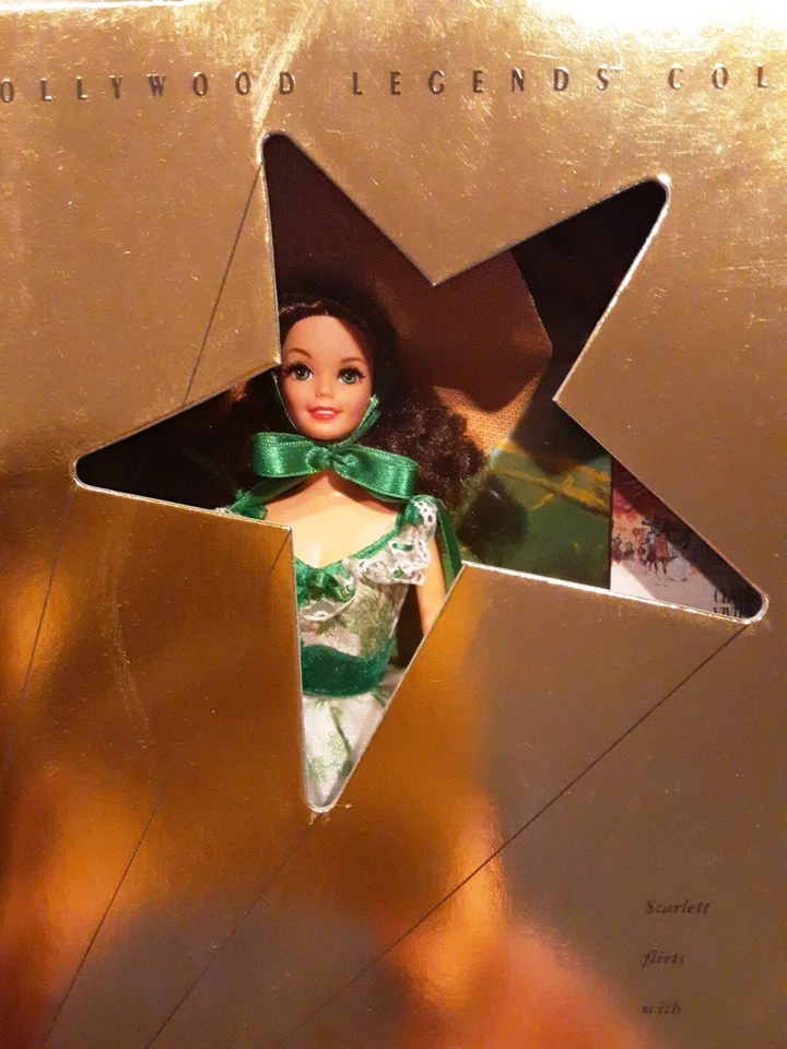1994 Scarlett O'Hara Barbie Doll Hollywood Legends Collection #12997 NRFB Vtg.   - Image 3 of 4