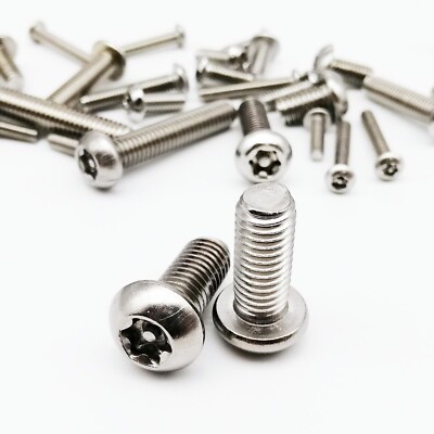 VIS,M4 20pcs-16mm--Vis &agrave; Six Lobes Torx En Acier Inoxydable, 5 &agrave; 50