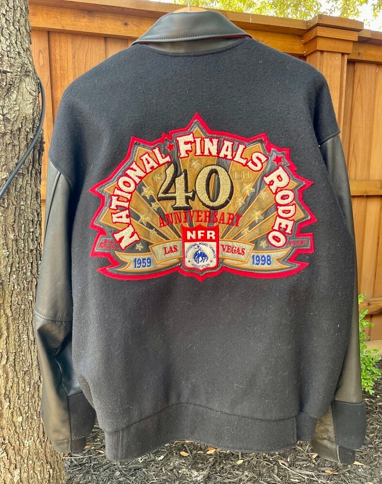 VTG NATIONAL FINAL RODEO NFR 40TH Anniversary Las Vegas Leather 
