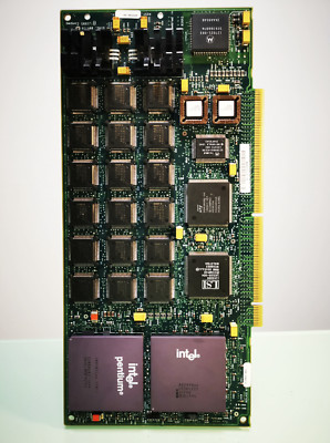 Antique gold-plated CPU board Intel A80502166+A8249866