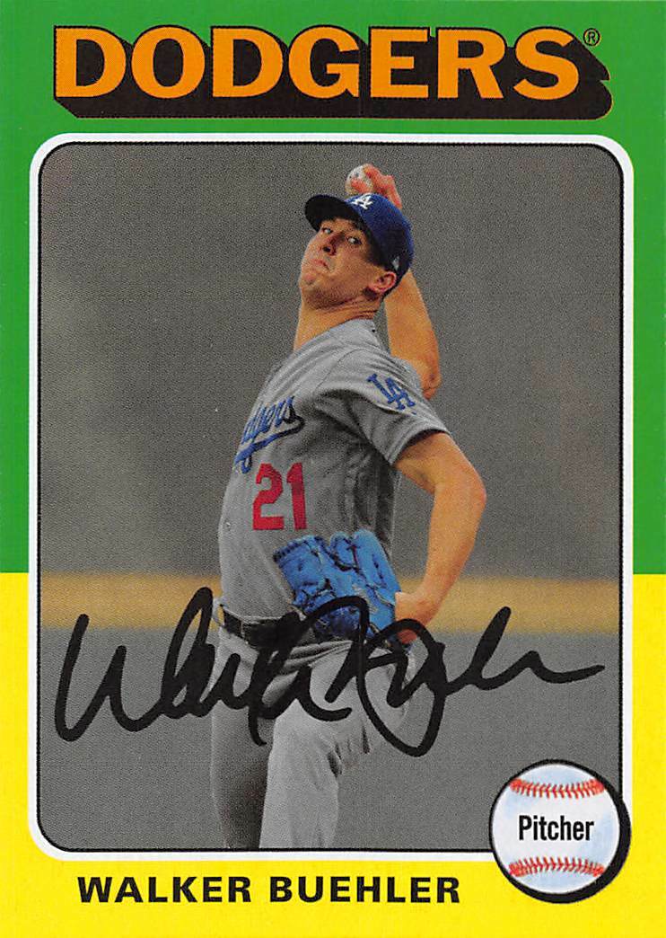 2019 Topps Archives #152 Walker Buehler Los Angeles Dodgers 🔥⚾🔥