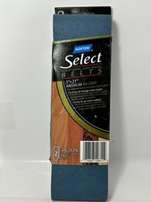 2-Pack Norton Select 3"x21" MEDIUM 80 Grit Sanding belt 49611