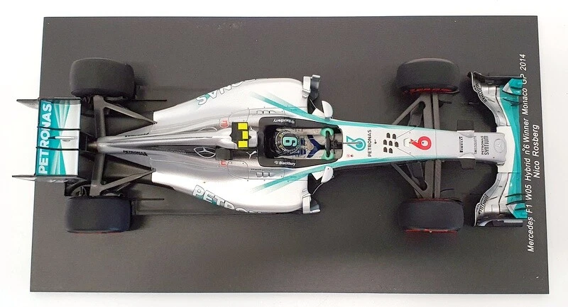 Spark 1/18 Scale 18S141 - 2014 Mercedes AMG W05 #6 Nico Rosberg 1st Monaco - Image 4 of 4