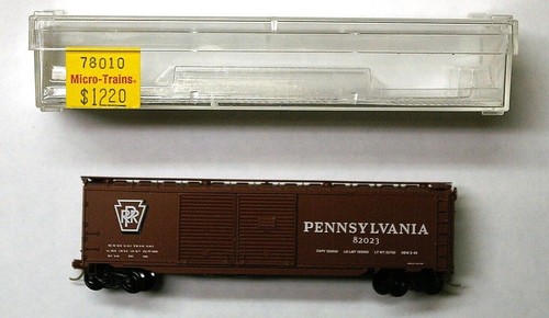 MTL Micro-Trains 78010 Pennsylvania Railroad PRR 82023 50 pies vagón de carga | Zustand: New