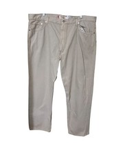 Levis 505 Regular Fit Mens Jeans 44x30 Beige 100 Cotton