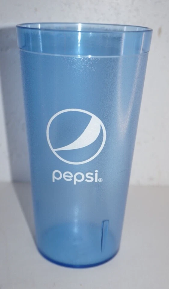 Pepsi Blue Plastic Restaurant Cups Glasses Lot of 12 NEW 20oz Impact 0120 - Image 2 of 4