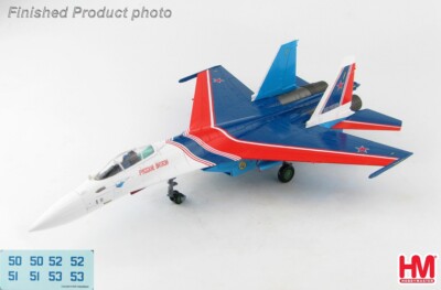 HA5707B 1:72 SU-35S Flanker Hobby Master VKS Russische Knights Flugzeug DieCast
