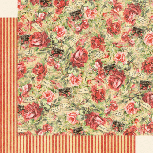 GRAPHIC 45 "LOVE NOTES" 12X12 COLLECTOR'S EDITION PAPER PACK  ROMANCE SCRAPJACK - Picture 9 of 10