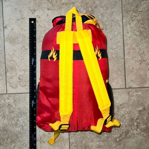 Sleeping Bag for kids w Carrying Bag Fire Dept 58 inches x 27 inches. Used once - Picture 1 of 12