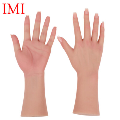 Realistische Silikon Schönheit Hand Lebensgröße Hand Modell für Schmuck Maniküre