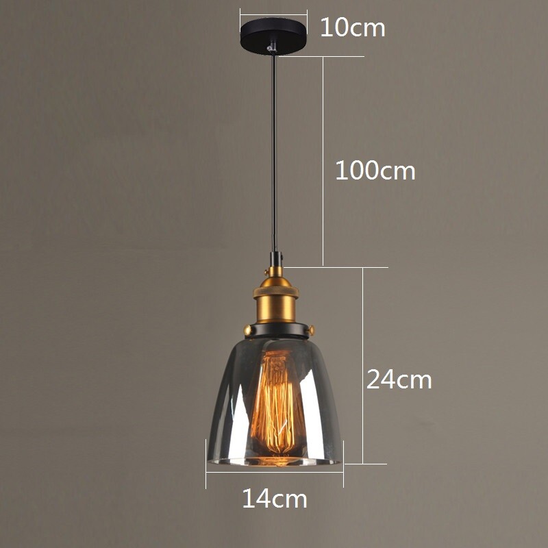 Shop Lamp Glass Pendant Light Bedroom Chandelier Lighting Kitchen
