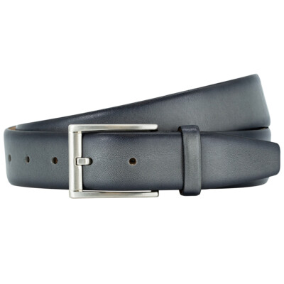 LINDENMANN Premium Handmade Ledergürtel 35 mm anthrazit