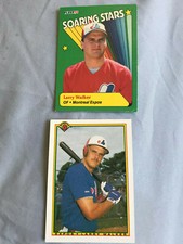 Larry Walker RC Rookie Card Lot 1990 Bowman/Fleer