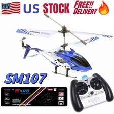 Syma S107G Mini Remote Control RC Helicopter3-Channel 3.5CH Alloy Copter Gyro US