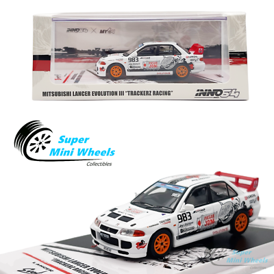 #ad INNO64 1:64 Mitsubishi Lancer Evo III quot;Trackerz Racingquot; Malaysia Exclusives $19.99