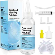 Printhead Cleaning Kit Work for HP Canon Brother Inkjet Printer Head Cl...