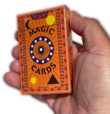 WIZARD STRIPPER DECK Street Card Magic Tricks Close Up Beginner Playing Game NEW
