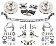 1928-1948 Ford Front Brakeschrome Axlespindlesking Pinsbracketsd154 Gm11