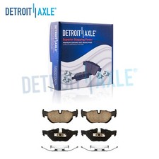 Rear Ceramic Brake Pads w/ Hardware Kit for BMW 128i 323i 328i xDrive 328xi X1