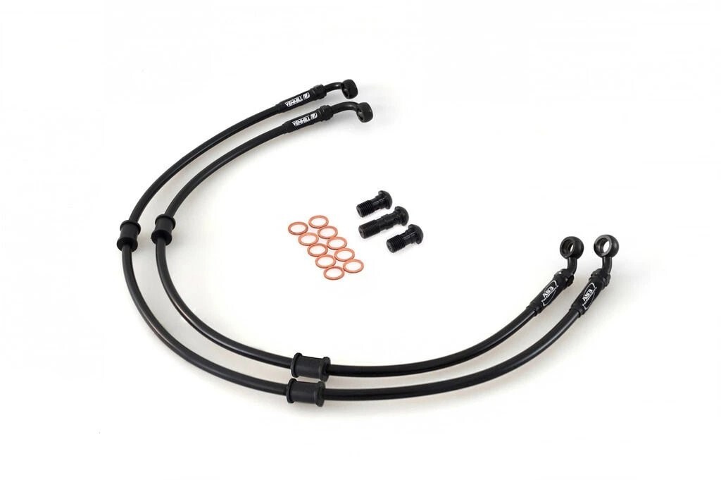 AS3 VENHILL FRONT BRAKE LINES HOSES for TRIUMPH TIGER 955I 2000-2007