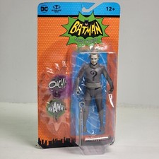 McFarlane Batman 66 THE RIDDLER Black And White Classic TV Series 6  Figure- New